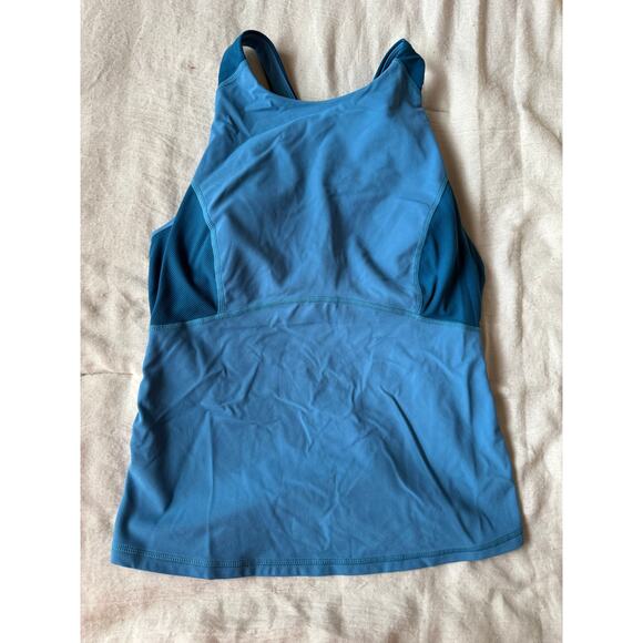 Sweaty Betty Blue Crisscross Back Athletic Tank Top - Size Small - Picture 3 of 3